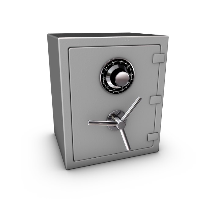 Opening and replacing safe lock secrets in Faro